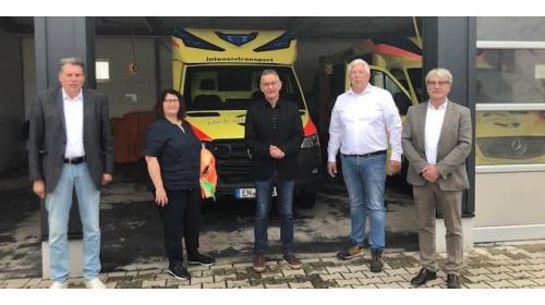 Hartmut Ziebs auf unserer Rettungswache in Hattingen