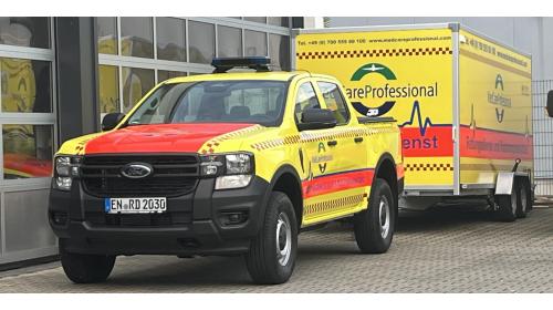 Ranger als neues Zugfahrzeug im Einsatz
