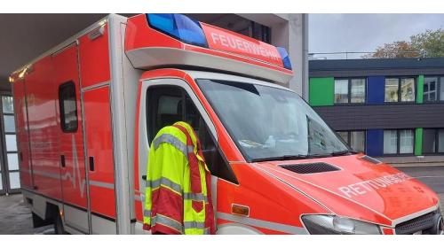 Besetzung eines Tages Rettungswagens in Bochum