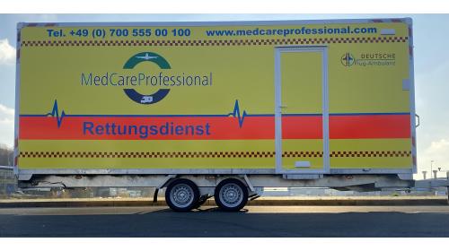 New trailer as a mobile accident aid station